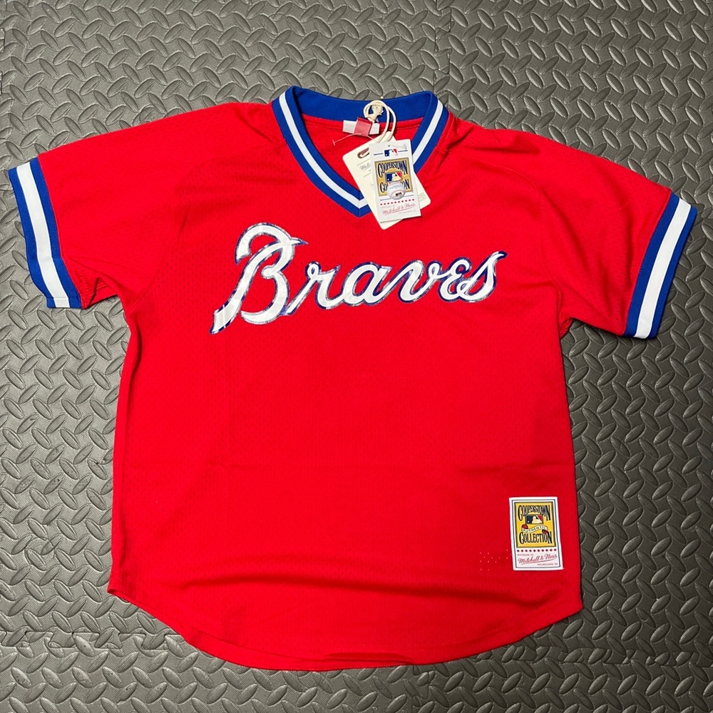 Dale Murphy Jersey XL Mitchell & Ness Cooperstown Collection MLB Atlanta… - Picture 4 of 11